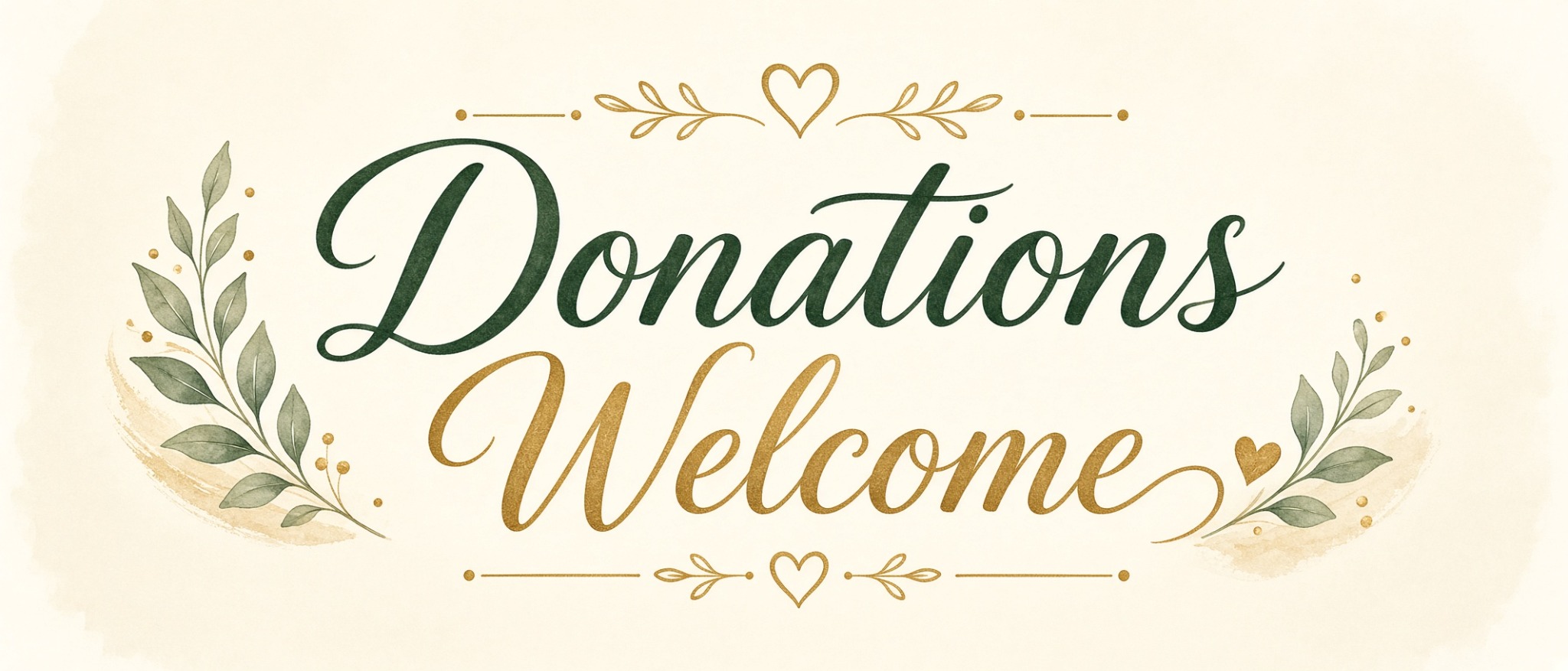 Donations Welcome